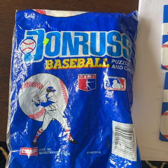1991 Donruss Puzzle Pieces & 3 Picture Cards, Unopened 4 Waxed Packs $15 - Picture 4 of 4